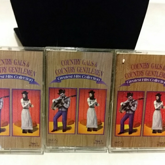 Vintage Country Gals & Country Gentlemen Greatest Hits Cassettes 3 Piece Set - Picture 1 of 5